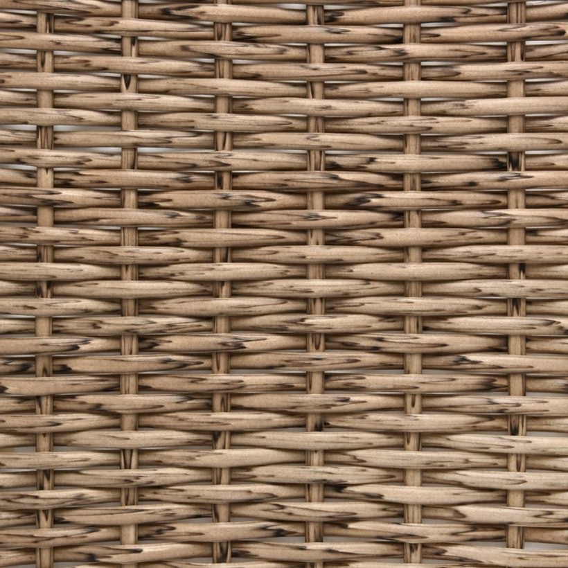 Black / Brown / Mixed-Color Half-Round PE Rattan Profile, 8 × 3.5 mm for Wicker Furniture Production GLR-HALF-002 from Greenlife Rattan