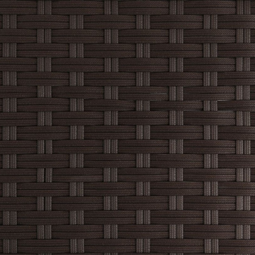 Black / Dark Flat PE Rattan Strip, 7 × 1.4 mm for Outdoor Furniture Weaving GLR-FLAT-105 from Greenlife Rattan