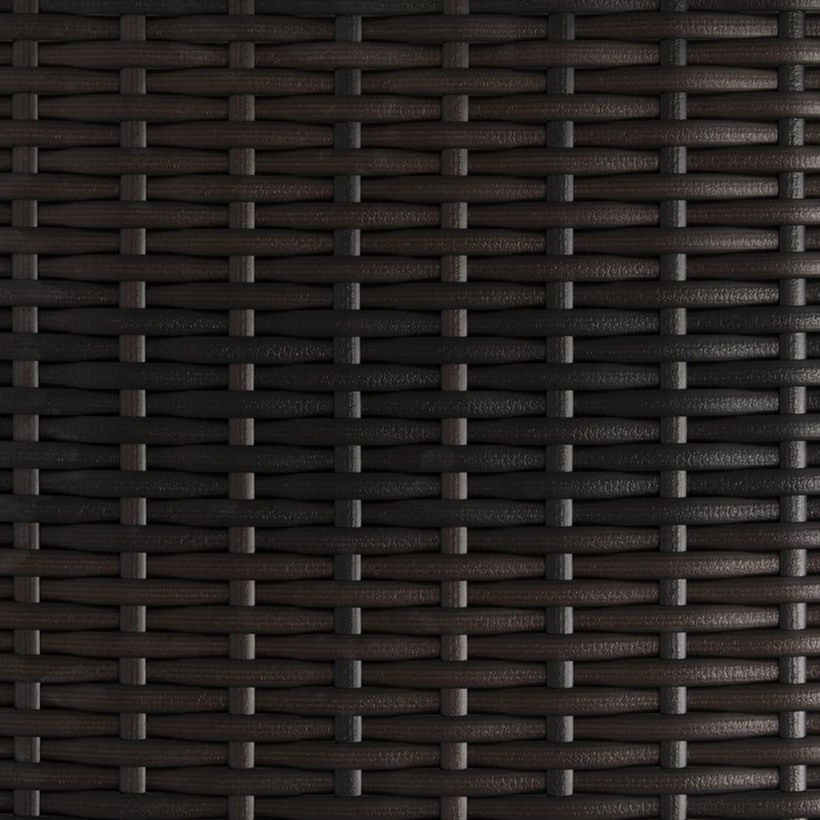 Black / Dark Flat PE Rattan Strip, 8 × 1.3 mm for Outdoor Furniture Weaving GLR-FLAT-109 from Greenlife Rattan