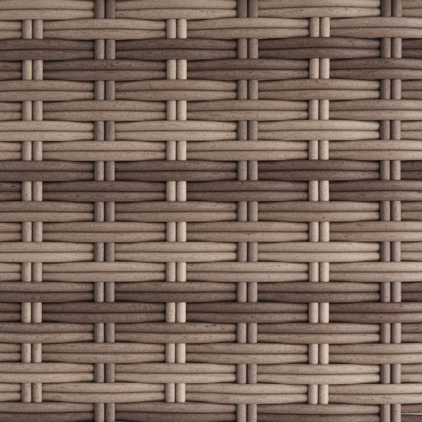 Black / Grey / Mixed-Color Half-Round PE Rattan Profile, 6 × 2.5 mm for Wicker Furniture Production GLR-HALF-006 from Greenlife Rattan