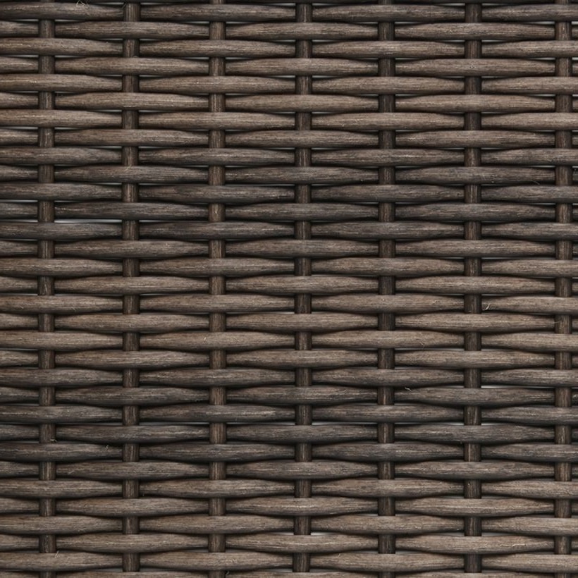 Black / Mixed-Color Half-Round PE Rattan Profile, 8 × 2.0 mm for Outdoor Furniture Weaving GLR-HALF-016 from Greenlife Rattan