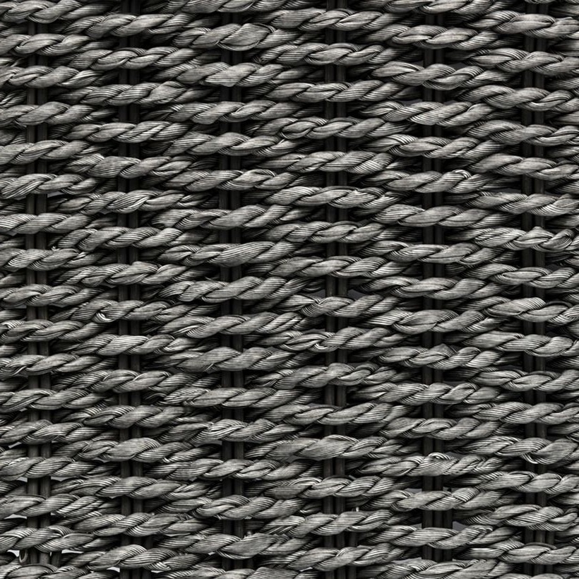 Black Twisted PE Rattan Cord for Wicker Furniture Production GLR-TWISTED-010 from Greenlife Rattan