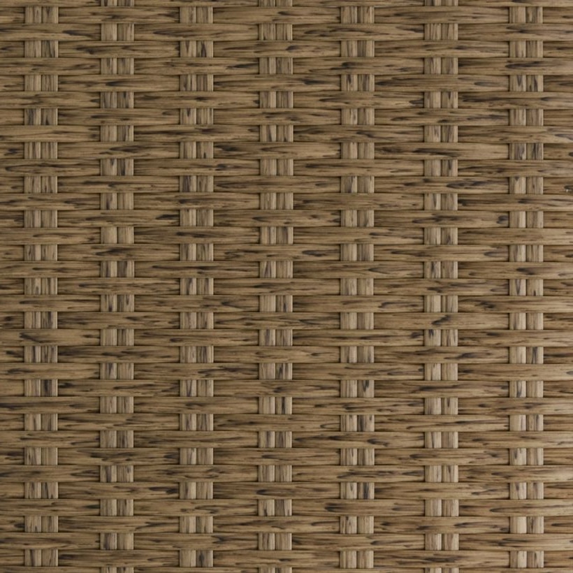 Brown / Black Flat PE Rattan Strip, 7.5 × 1.3 mm for Wicker Furniture Production GLR-FLAT-127 from Greenlife Rattan