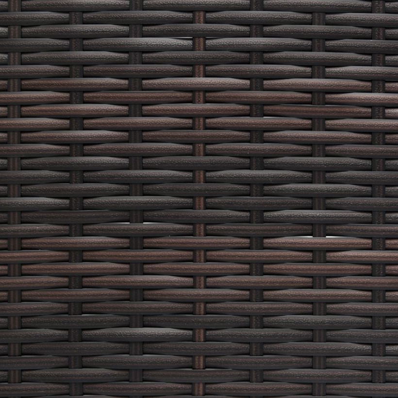 Brown / Black Flat PE Rattan Strip, 8 × 1.3 mm for Wicker Furniture Production GLR-FLAT-099 from Greenlife Rattan