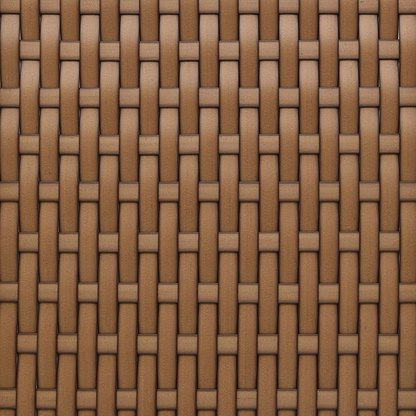 Brown Flat PE Rattan Strip, 12 × 1.5 mm for Outdoor Furniture Weaving GLR-FLAT-069 from Greenlife Rattan