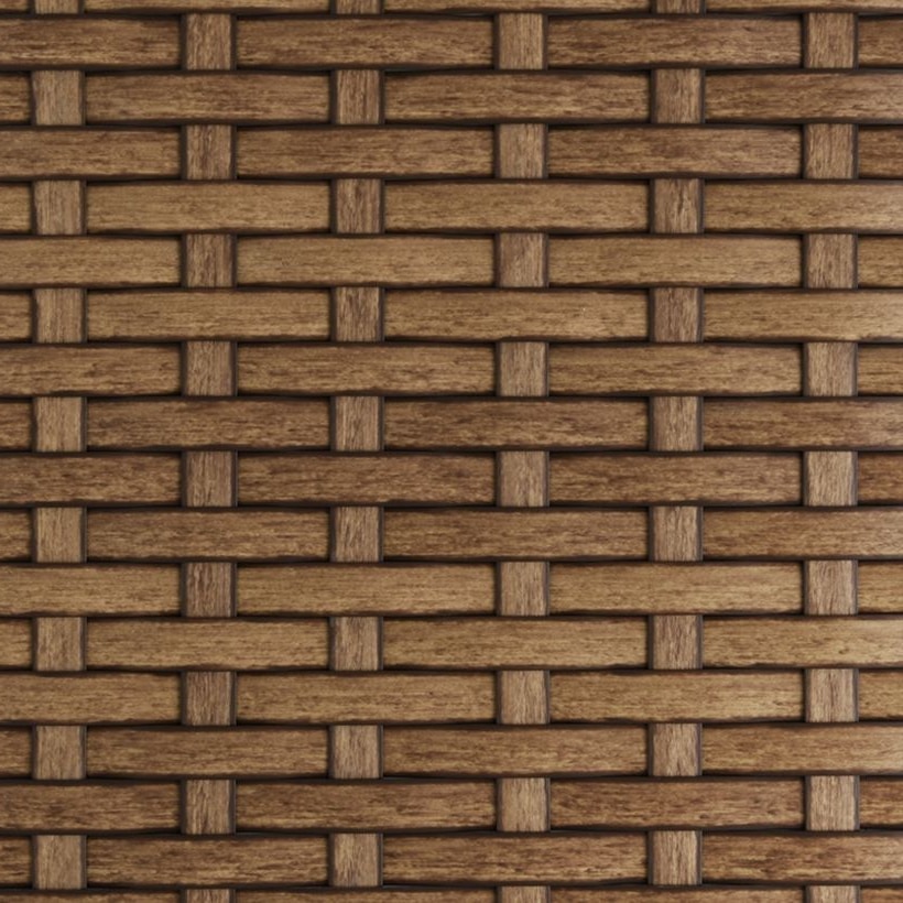 Brown Flat PE Rattan Strip, 15 × 1.8 mm for Wicker Furniture Production GLR-FLAT-075 from Greenlife Rattan