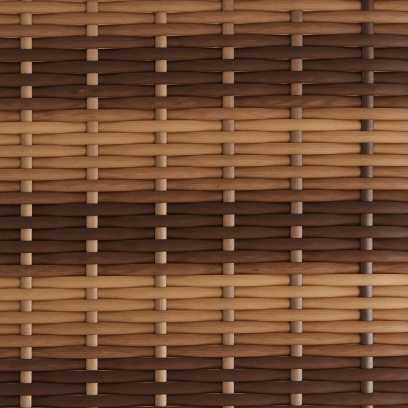 Brown Flat PE Rattan Strip, 7.5 × 1.5 mm for Outdoor Furniture Weaving GLR-FLAT-029 from Greenlife Rattan