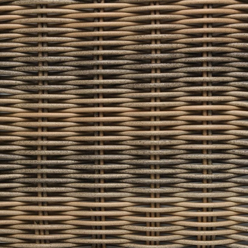 Brown / Natural / Mixed-Color Round PE Rattan Cord, 5.0 mm for Outdoor Furniture Weaving GLR-ROUND-009 from Greenlife Rattan