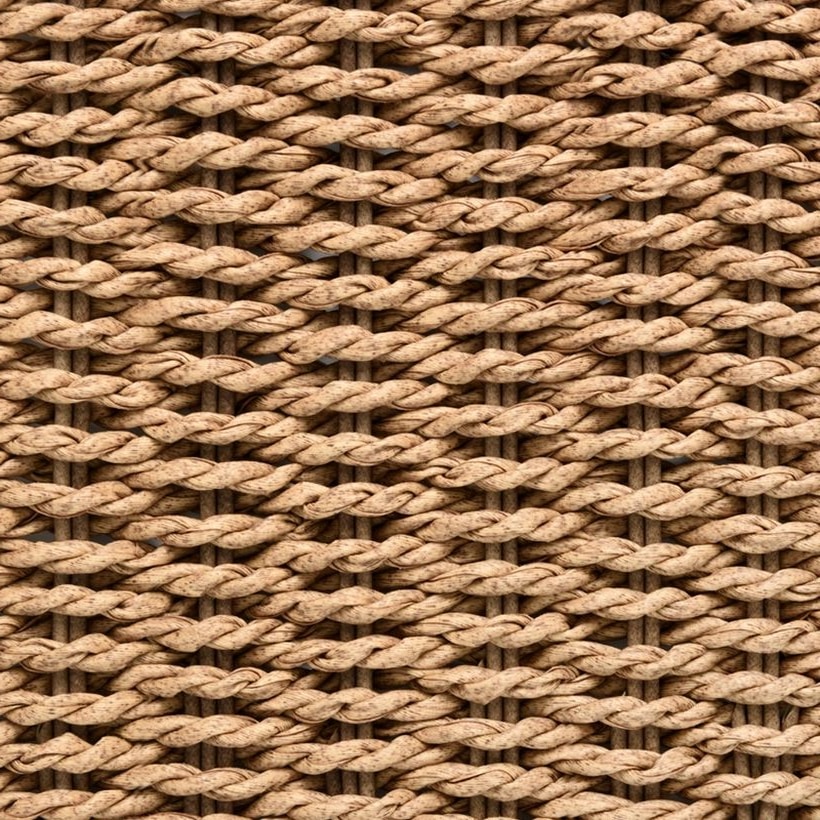 Brown / Natural / Mixed-Color Twisted PE Rattan Cord, 8 mm for Outdoor Furniture Weaving GLR-TWISTED-024 from Greenlife Rattan