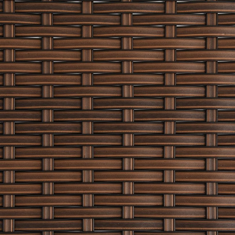 Coffee Brown Flat PE Rattan Strip for Outdoor Furniture Weaving GLR-FLAT-093 from Greenlife Rattan