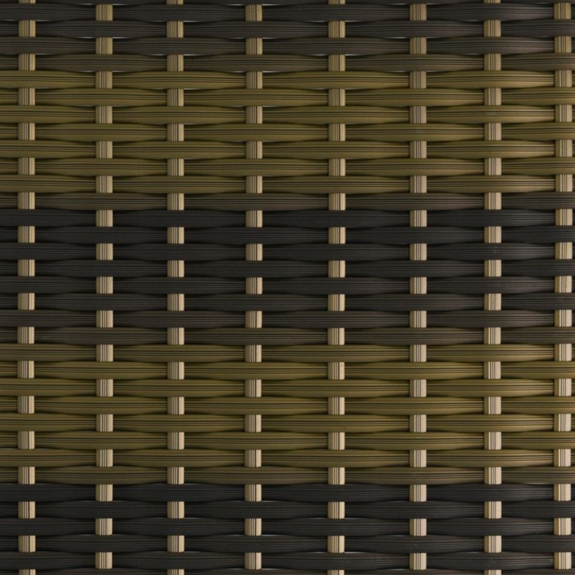 Flat PE Rattan Strip, 7.5 × 1.3 mm in Gold / Brown for B2B Furniture Manufacturing GLR-FLAT-016 from Greenlife Rattan