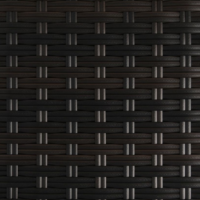 Flat PE Rattan Strip, 7 × 1.3 mm in Black / Dark for B2B Furniture Manufacturing GLR-FLAT-096 from Greenlife Rattan
