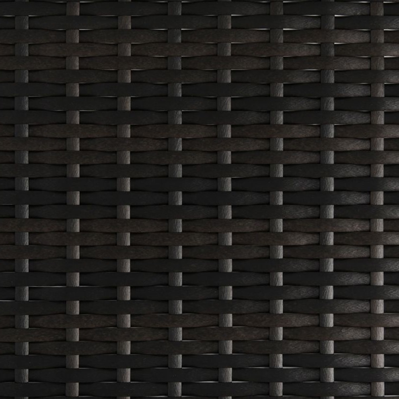 Flat PE Rattan Strip, 8.5 × 1.3 mm in Black / Dark for B2B Furniture Manufacturing GLR-FLAT-108 from Greenlife Rattan