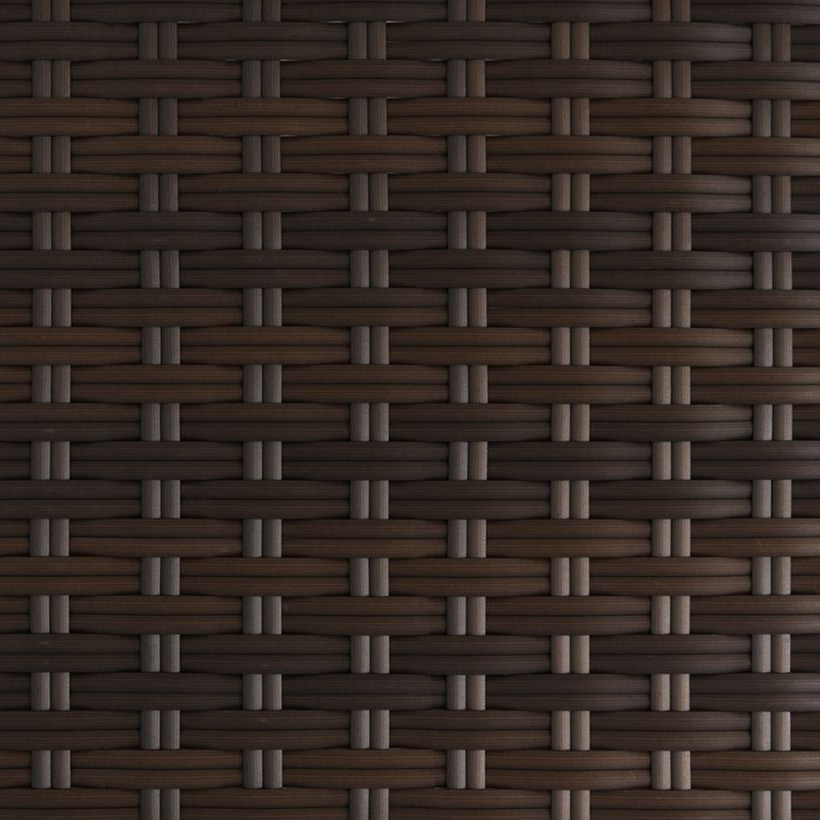 Flat PE Rattan Strip in Brown / Dark, 6 × 1.4 mm for Patio and Garden Furniture GLR-FLAT-082 from Greenlife Rattan