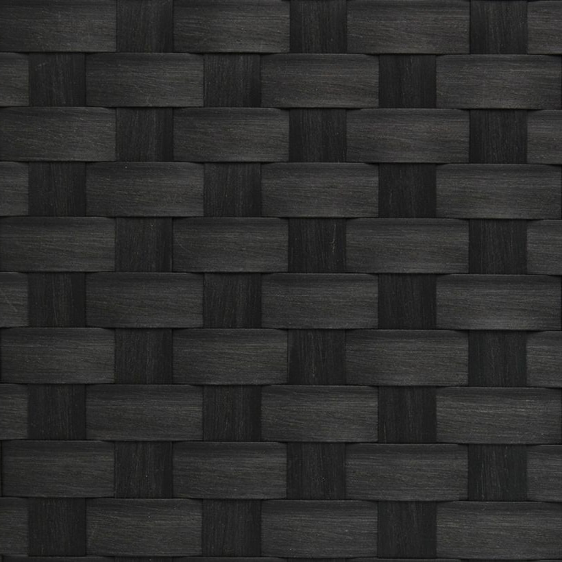 Flat PE Rattan Strip in Dark / Black, 25 × 1.3 mm for Patio and Garden Furniture GLR-FLAT-034 from Greenlife Rattan