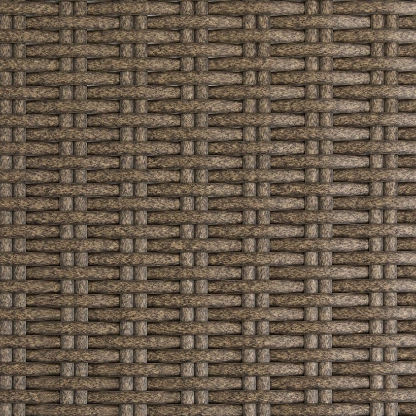 Flat PE Rattan Strip in Dark / Nature, 8 × 1.6 mm for Patio and Garden Furniture GLR-FLAT-070 from Greenlife Rattan