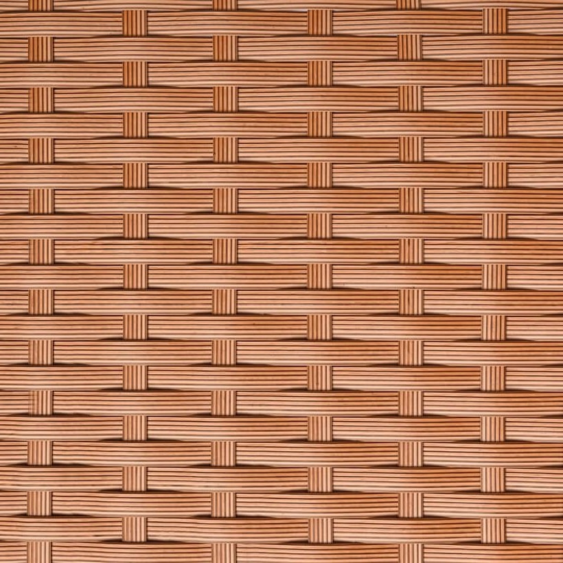 Flat PE Rattan Strip in Mixed-Color / Brown, 10 × 1.7 mm for Patio and Garden Furniture GLR-FLAT-154 from Greenlife Rattan