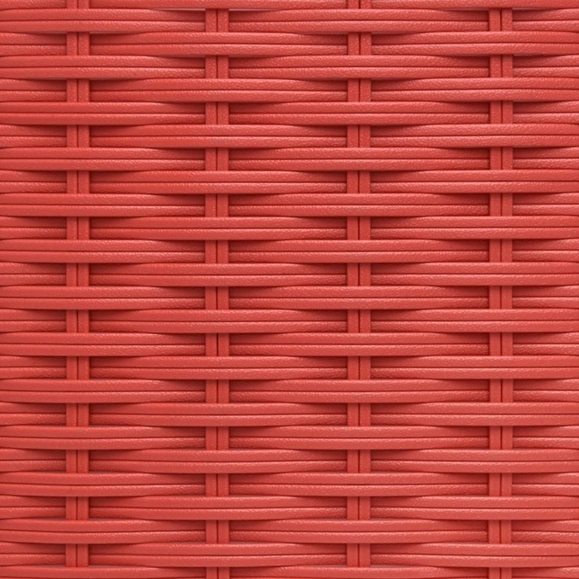Flat PE Rattan Strip in Red, 5 × 2.5 mm for Patio and Garden Furniture GLR-FLAT-030 from Greenlife Rattan