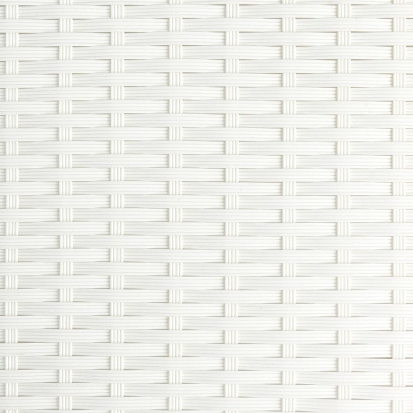 Flat PE Rattan Strip in White, 8 × 1.5 mm for Patio and Garden Furniture GLR-FLAT-014 from Greenlife Rattan