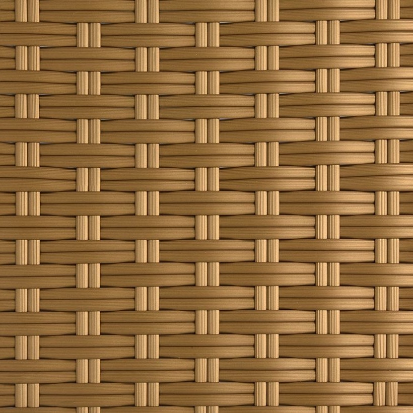 Gold Flat PE Rattan Strip, 7.5 × 1.4 mm for Outdoor Furniture Weaving GLR-FLAT-017 from Greenlife Rattan