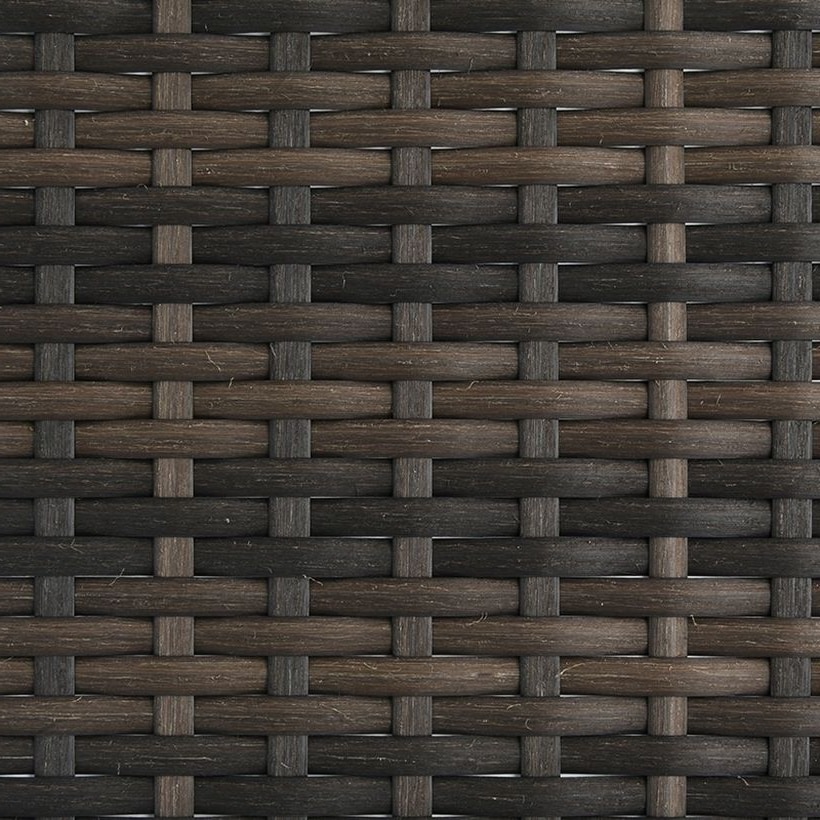 Half-Round PE Rattan Profile, 12 × 2.0 mm in Black / Mixed-Color for B2B Furniture Manufacturing GLR-HALF-015 from Greenlife Rattan