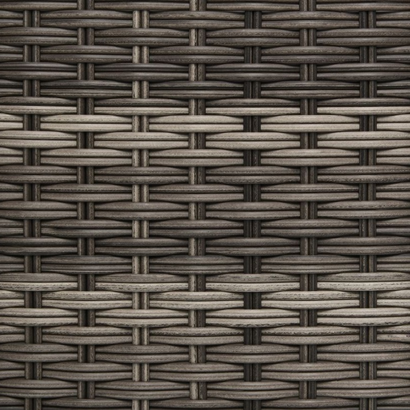 Half-Round PE Rattan Profile, 6 × 2.5 mm in Black / Grey / Mixed-Color for B2B Furniture Manufacturing GLR-HALF-007 from Greenlife Rattan