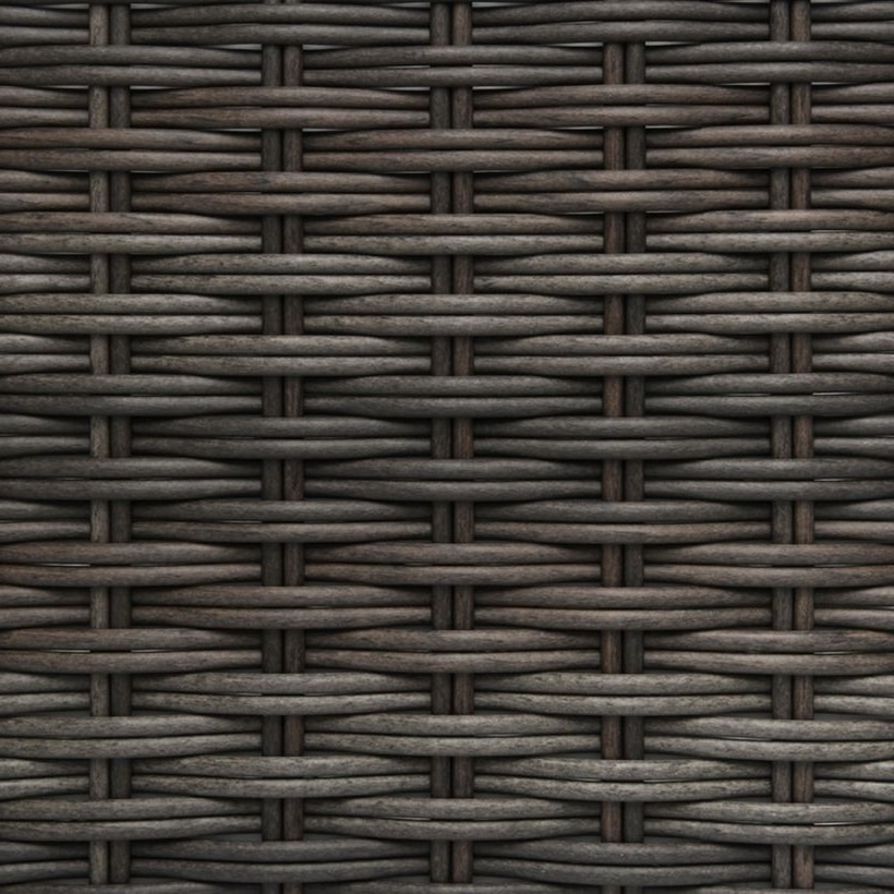 Half-Round PE Rattan Profile, 6 × 3.0 mm in Brown / Grey / Mixed-Color for B2B Furniture Manufacturing GLR-HALF-011 from Greenlife Rattan