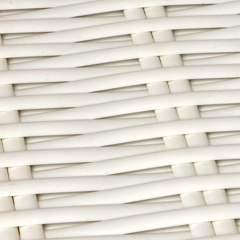 Light / White Flat PE Rattan Strip, 7 × 1.3 mm for Outdoor Furniture Weaving GLR-FLAT-009 from Greenlife Rattan