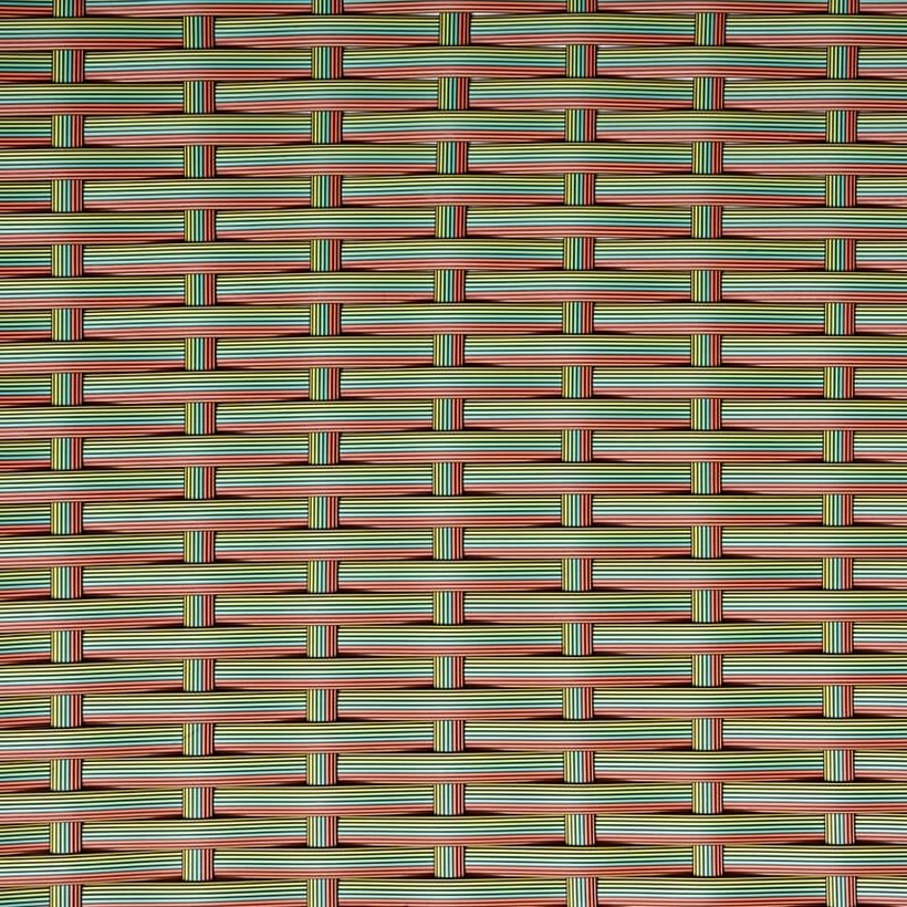 Mixed-Color Flat PE Rattan Strip, 8 × 1.4 mm for Wicker Furniture Production GLR-FLAT-159 from Greenlife Rattan