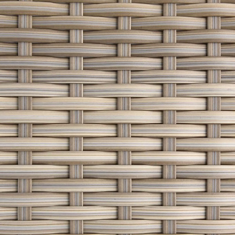 Natural / Mixed-Color Flat PE Rattan Strip, 14 × 1.2 mm for Outdoor Furniture Weaving GLR-FLAT-133 from Greenlife Rattan