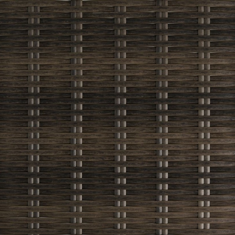 Nature / Black Flat PE Rattan Strip, 6 × 1.4 mm for Wicker Furniture Production GLR-FLAT-087 from Greenlife Rattan