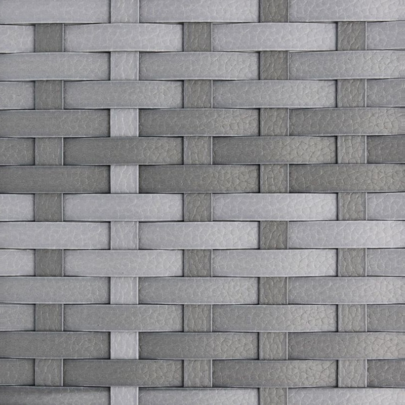Nature / Grey Flat PE Rattan Strip, 18 × 2.0 mm for Outdoor Furniture Weaving GLR-FLAT-057 from Greenlife Rattan