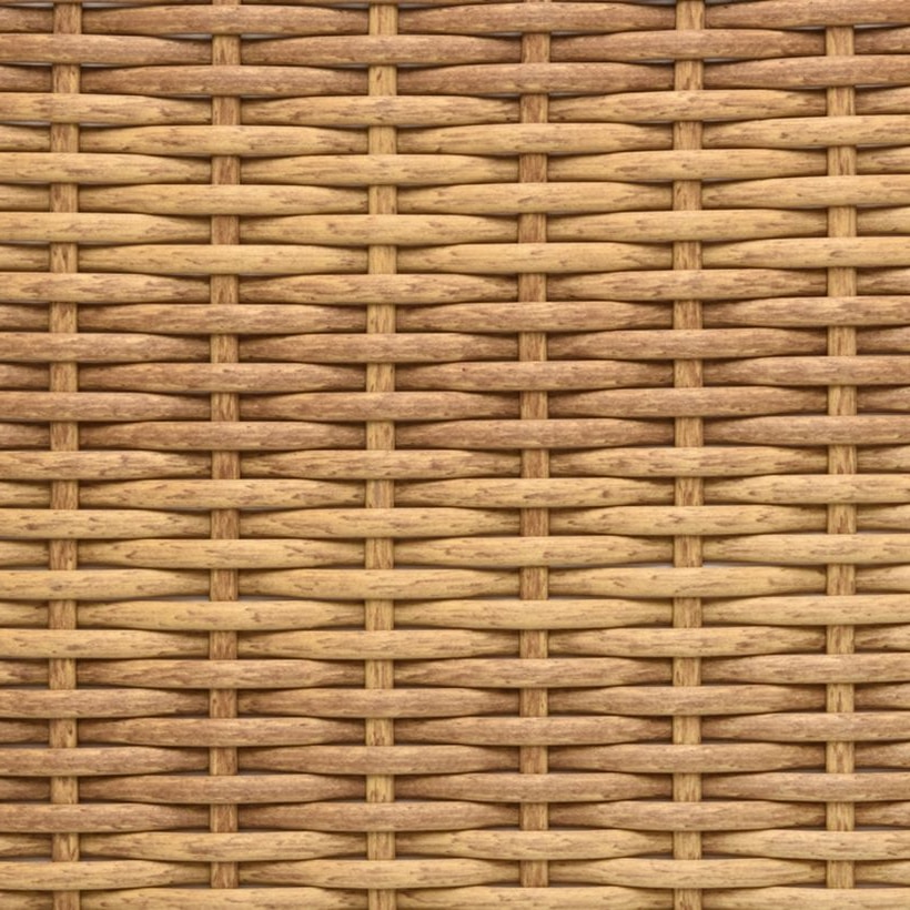 Orange / Brown / Mixed-Color Half-Round PE Rattan Profile, 8 × 3.2 mm for Outdoor Furniture Weaving GLR-HALF-020 from Greenlife Rattan