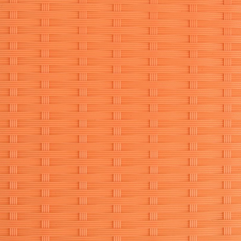 Orange Flat PE Rattan Strip, 8 × 1.4 mm for Outdoor Furniture Weaving GLR-FLAT-025 from Greenlife Rattan