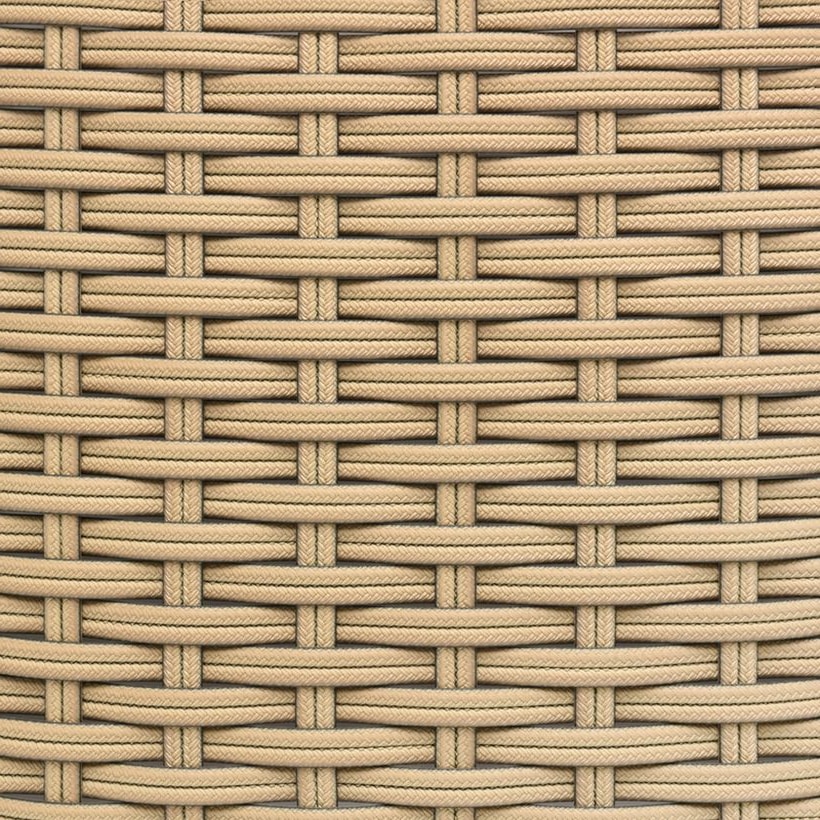 PE Rattan Rope, 12 × 2.5 mm in Natural / Mixed-Color for B2B Furniture Manufacturing GLR-ROPE-024 from Greenlife Rattan