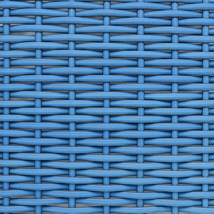 PE Rattan Rope in Blue / Natural / Mixed-Color, 8 × 2.5 mm for Patio and Garden Furniture GLR-ROPE-014 from Greenlife Rattan