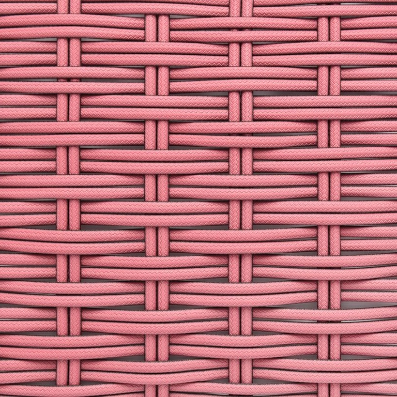 PE Rattan Rope in Red / Natural, 8 × 2.5 mm for Patio and Garden Furniture GLR-ROPE-026 from Greenlife Rattan