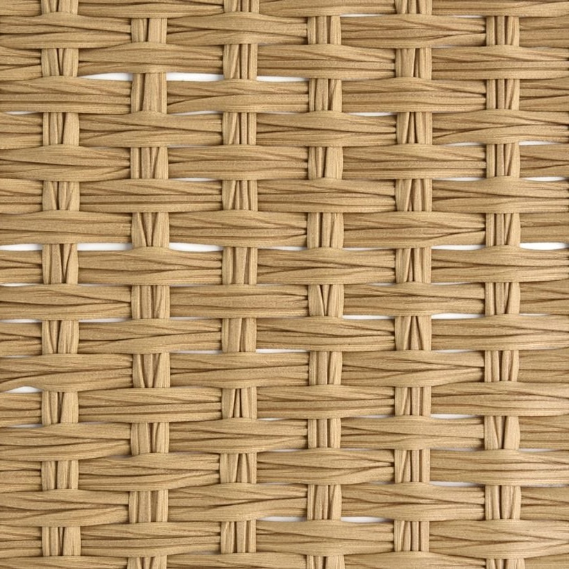 Seagrass-Look PE Rattan in Light / Natural / Mixed-Color, 25 × 0.9 mm for Patio and Garden Furniture GLR-SEAGRASS-006 from Greenlife Rattan
