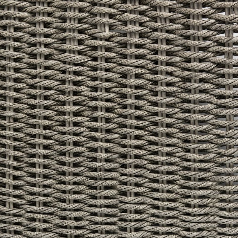 Twisted PE Rattan Cord in Black / Natural, 5 mm for Patio and Garden Furniture GLR-TWISTED-009 from Greenlife Rattan