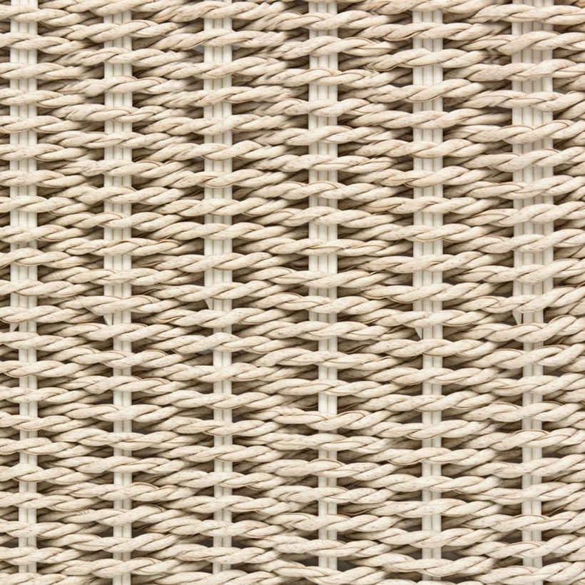 Twisted PE Rattan Cord in White / Natural / Mixed-Color, 6 mm for Patio and Garden Furniture GLR-TWISTED-001 from Greenlife Rattan
