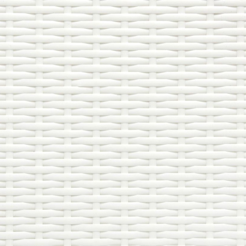 White Flat PE Rattan Strip, 8 × 1.3 mm for Outdoor Furniture Weaving GLR-FLAT-013 from Greenlife Rattan