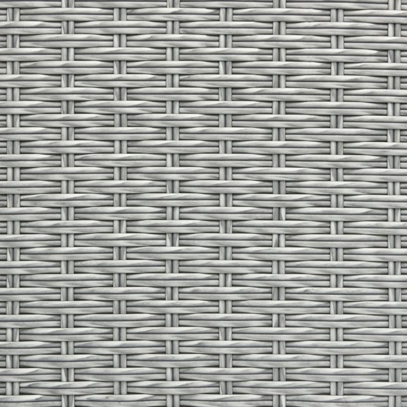White / Grey Flat PE Rattan Strip, 7 × 1.3 mm for Outdoor Furniture Weaving GLR-FLAT-045 from Greenlife Rattan