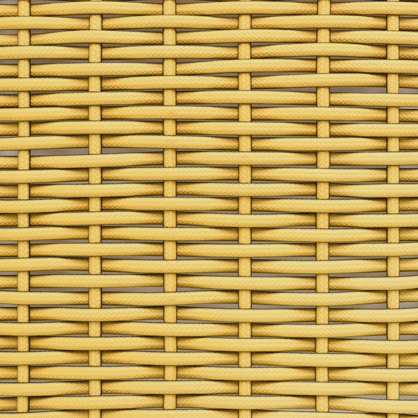 Yellow / Natural / Mixed-Color PE Rattan Rope, 8 × 2.5 mm for Outdoor Furniture Weaving GLR-ROPE-017 from Greenlife Rattan