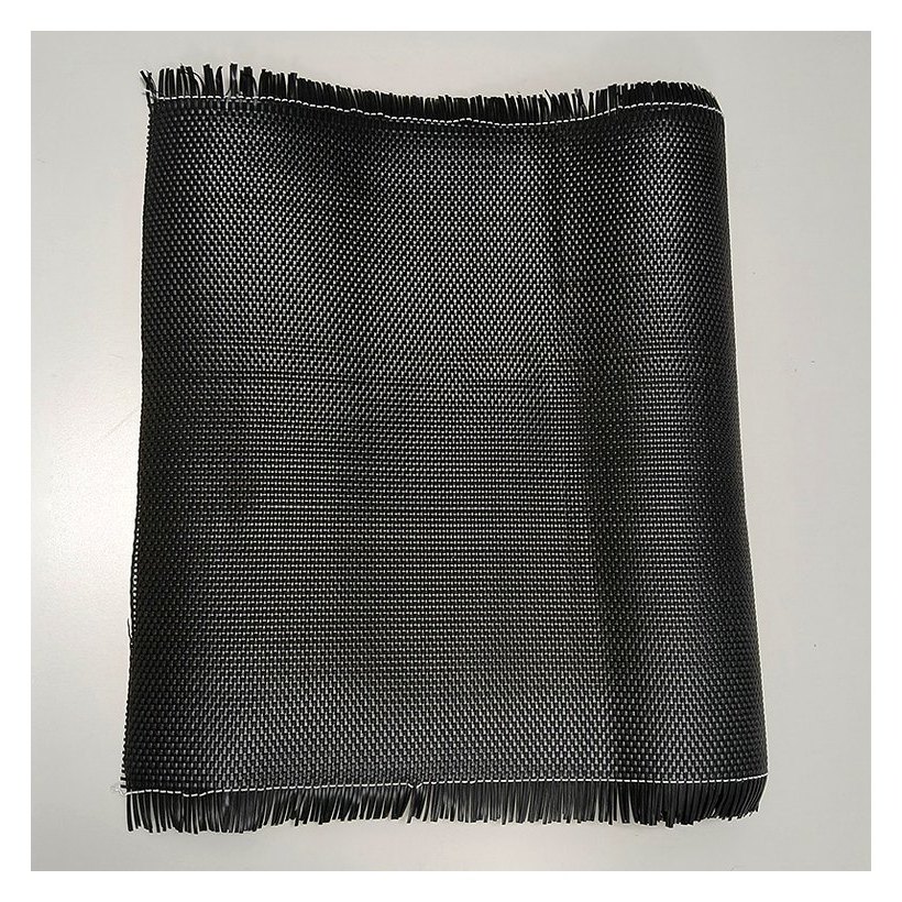 Mat Rotan PE Cross Plain Weave 2.5 mm Hitam foto produk 3