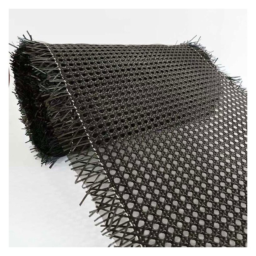 Black PE Rattan Cane Webbing Roll product photo 2