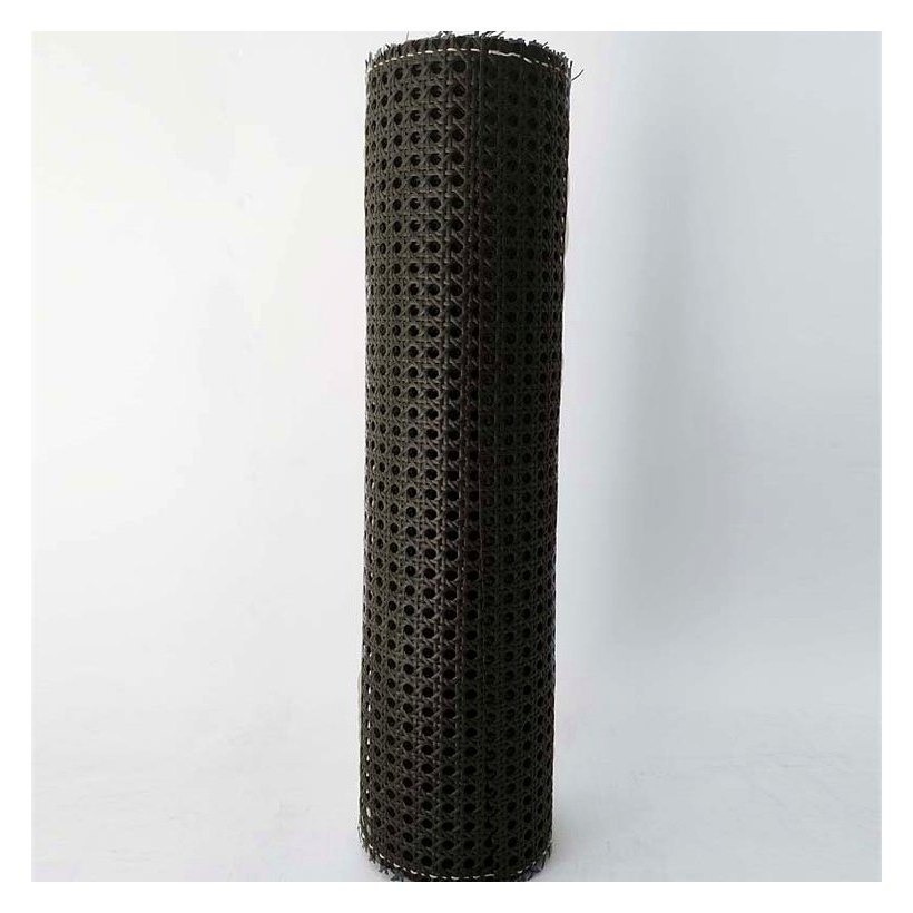 Black PE Rattan Cane Webbing Roll product photo 5