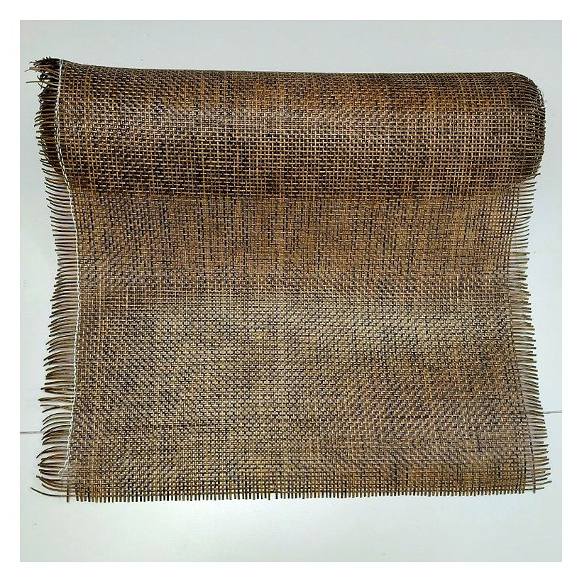 Black Walnut 2.5 mm PE Square Mesh Rattan Webbing from Greenlife Rattan