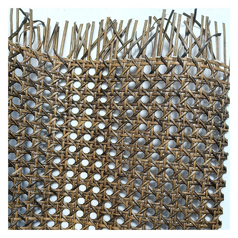 Black Walnut PE Octagon Rattan Mesh, 6.5–7.2 mm Hole from Greenlife Rattan