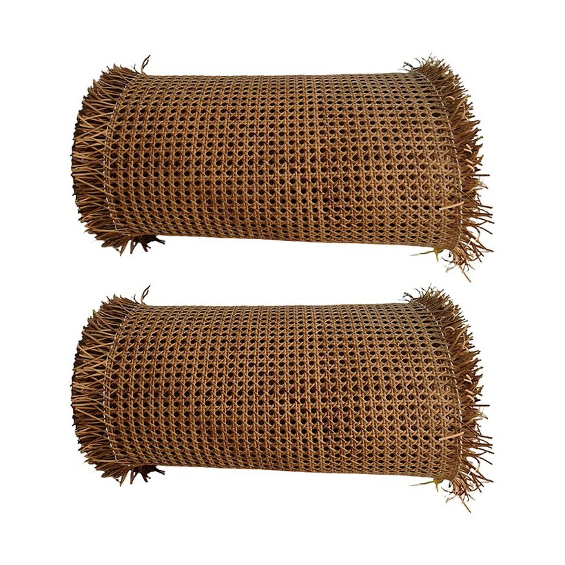 Coffee Brown PE Octagon Rattan Mesh, 6.5–7.2 mm Hole product photo 2