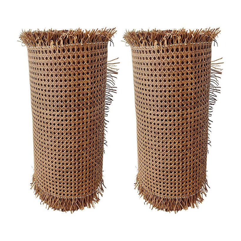 Coffee Brown PE Octagon Rattan Mesh, 6.5–7.2 mm Hole product photo 5